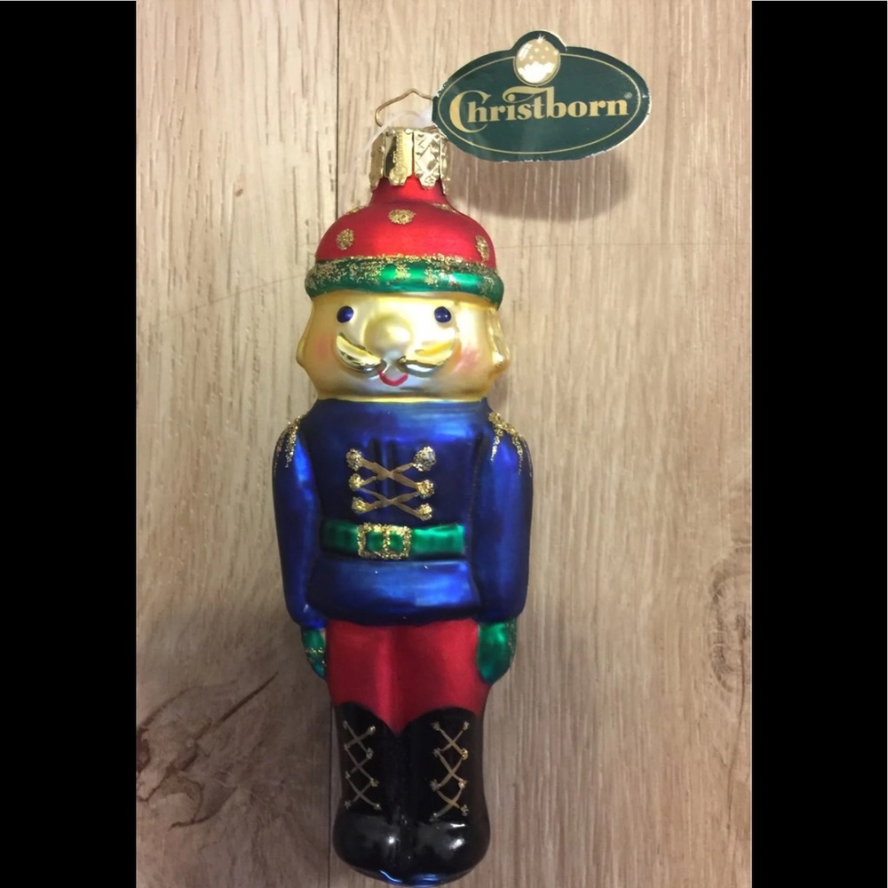 Christborn Glass Toy Soldier Ornament